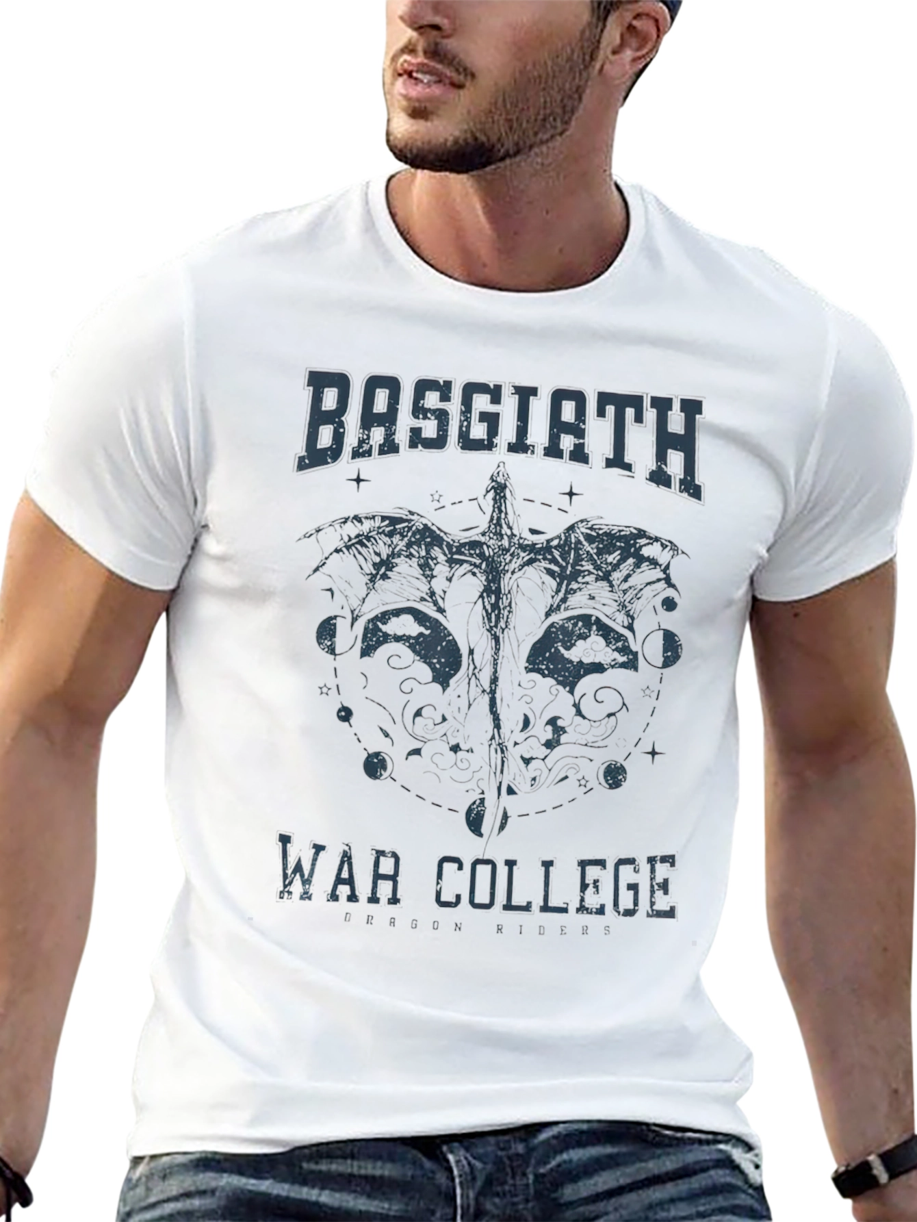 Basgiath War College Graphic T-Shirt - Black