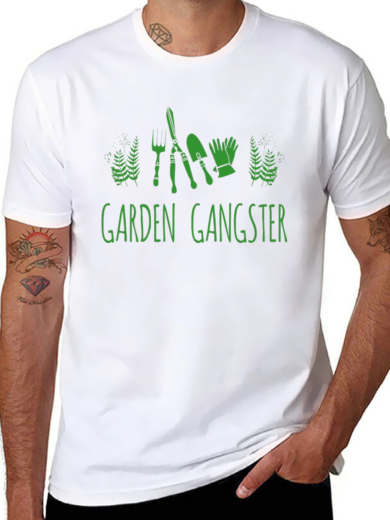 Garden Gangster Black T-Shirt