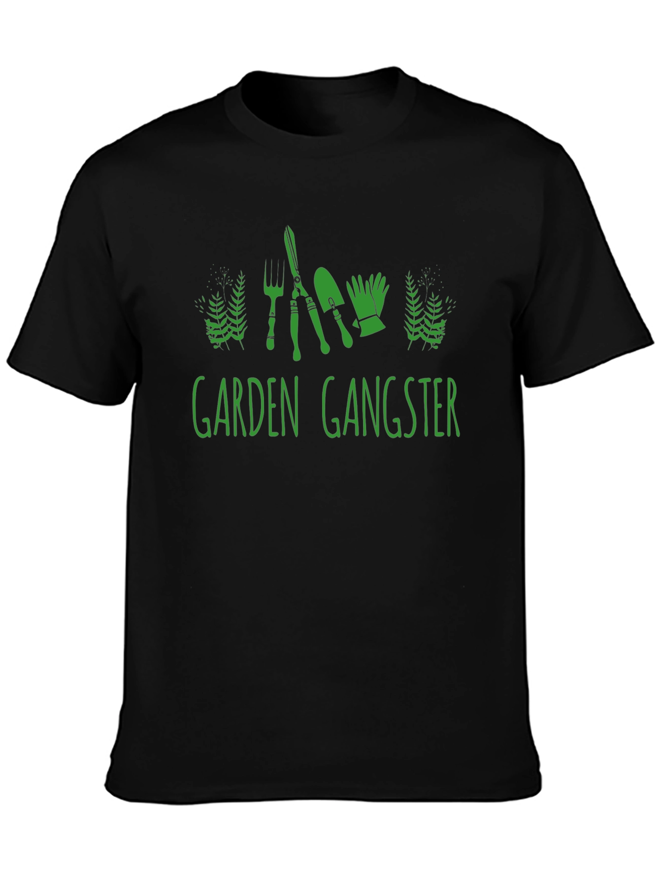 Garden Gangster Black T-Shirt