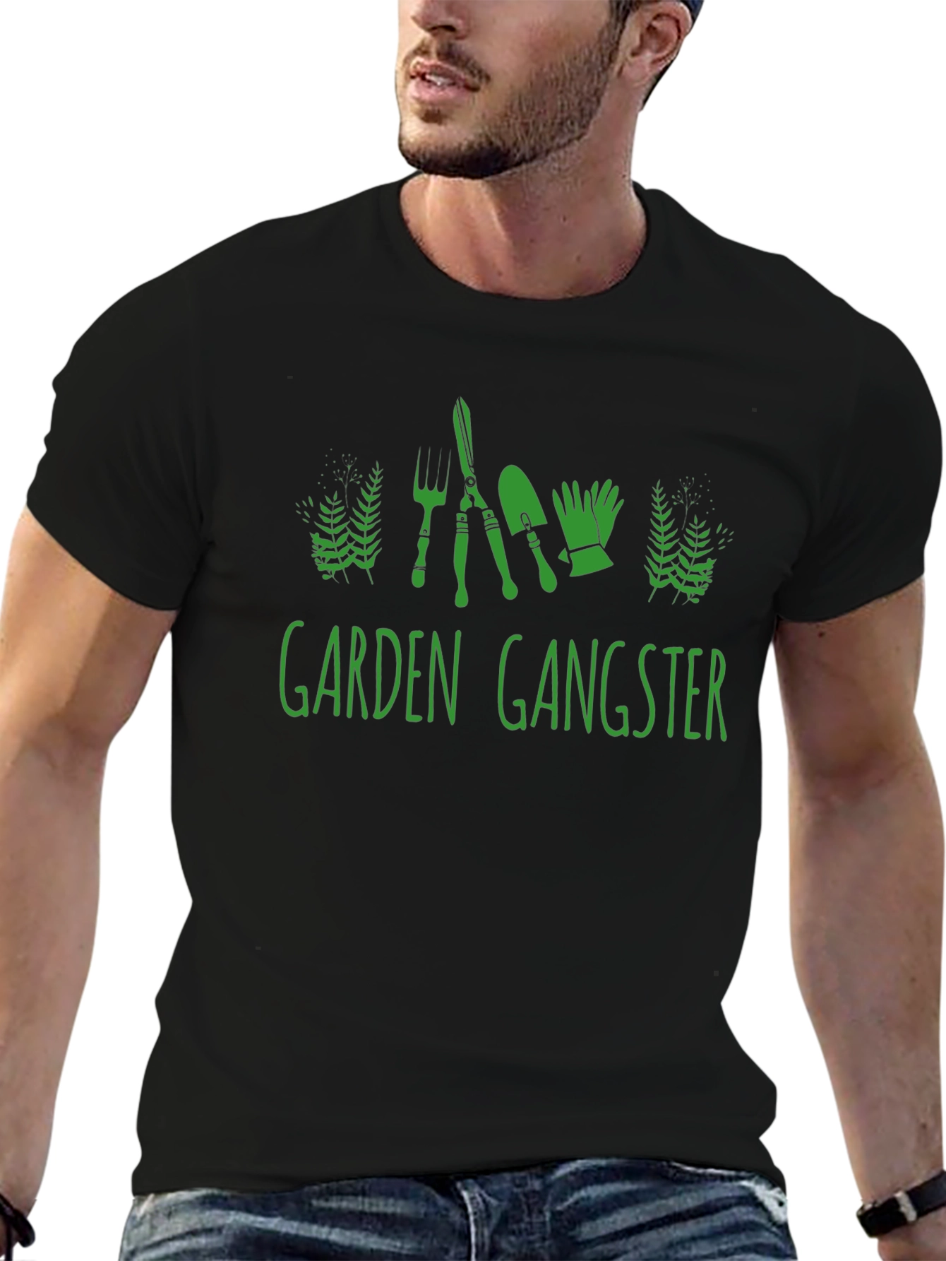 Garden Gangster Black T-Shirt