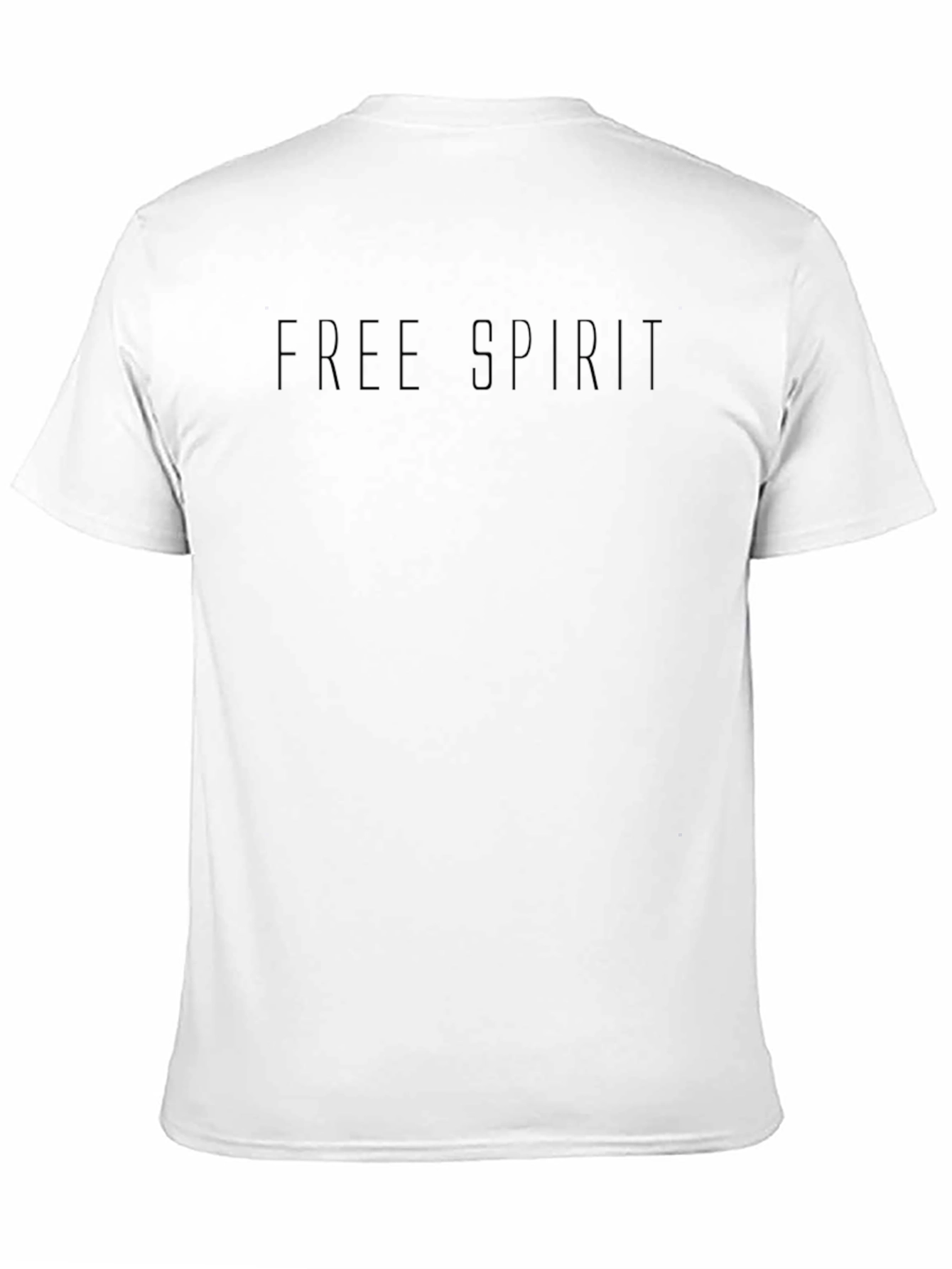 Free Spirit Black Crew Neck T-Shirt