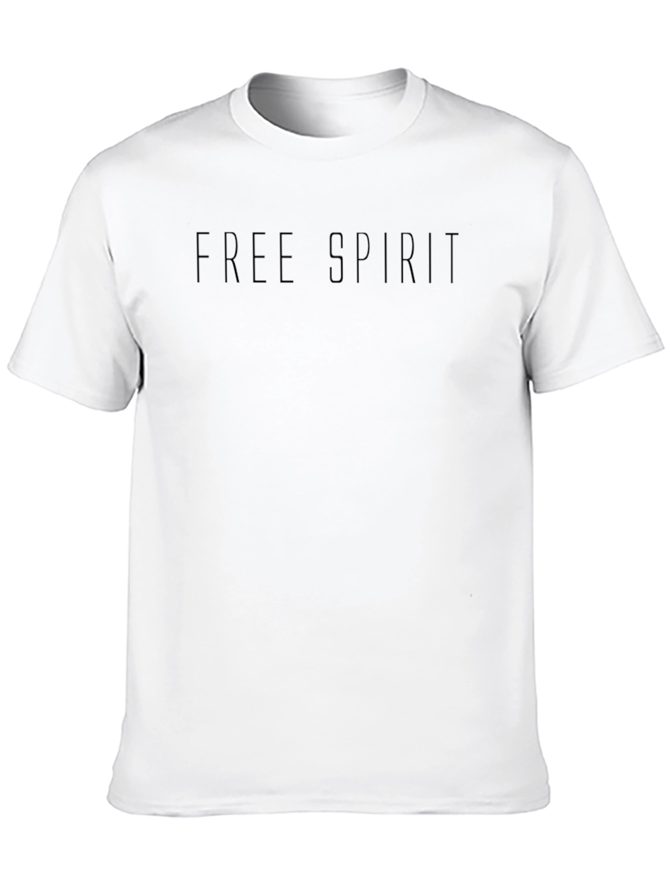 Free Spirit Black Crew Neck T-Shirt