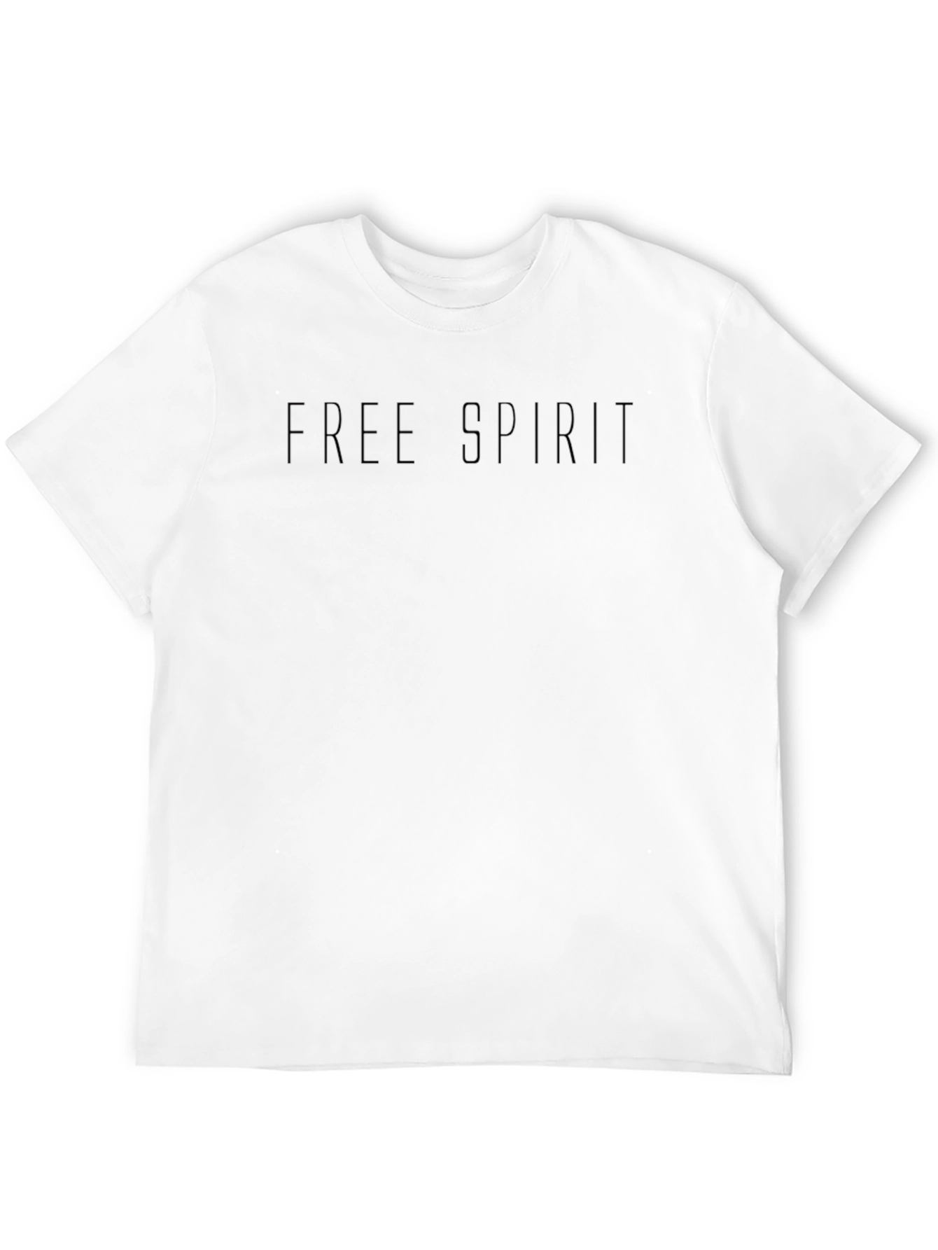 Free Spirit Black Crew Neck T-Shirt