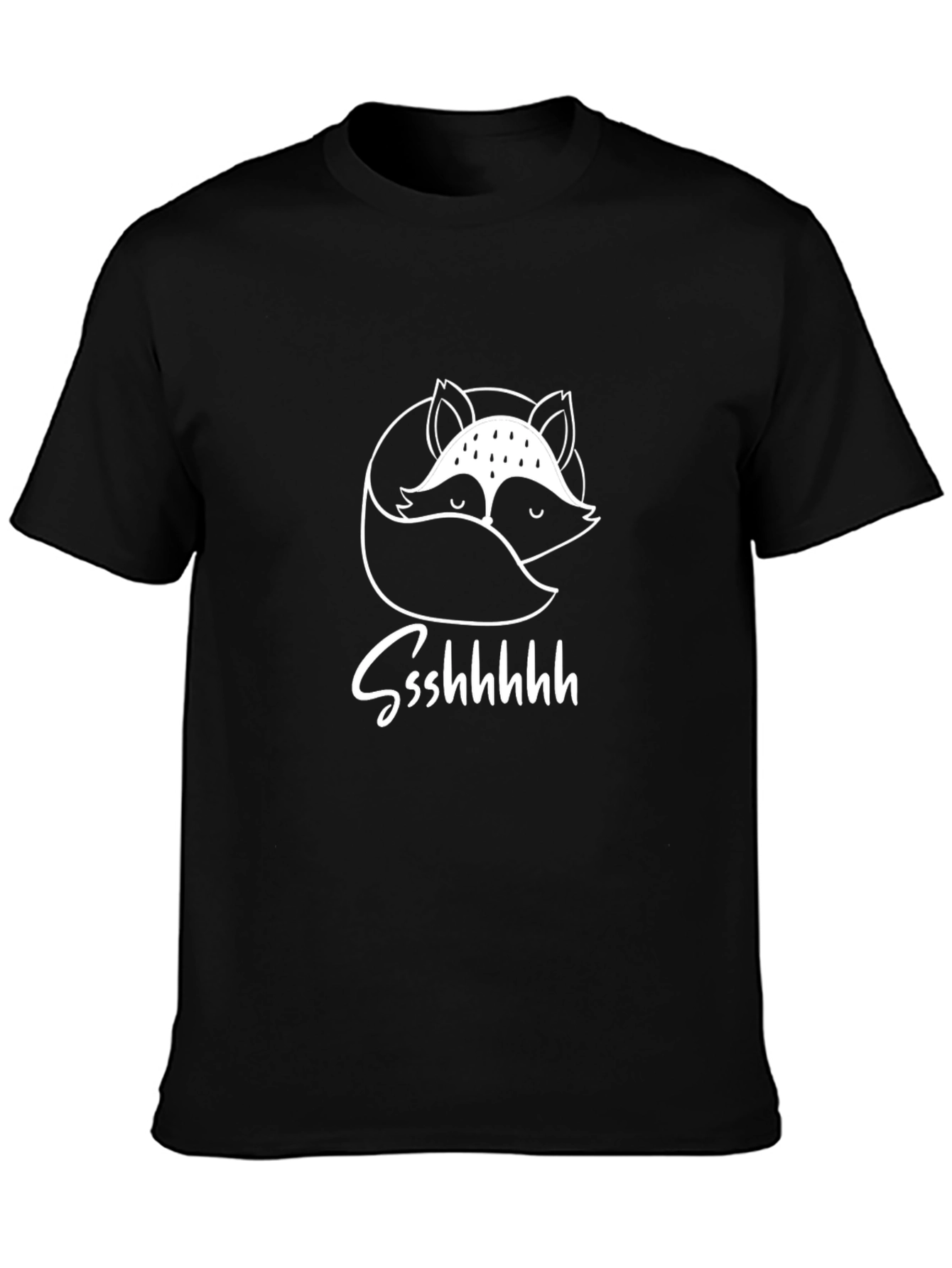 Fox Ssshhhh T-Shirt - Unisex Crew Neck Tee