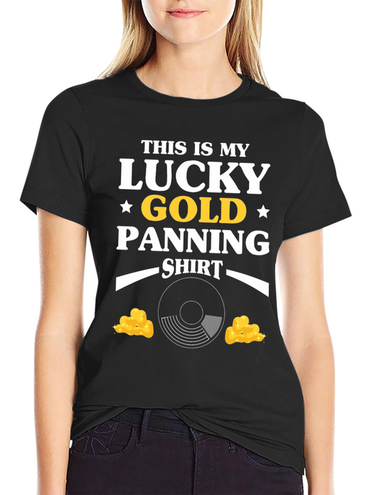 Lucky Gold Panning T-Shirt - Prospector Apparel