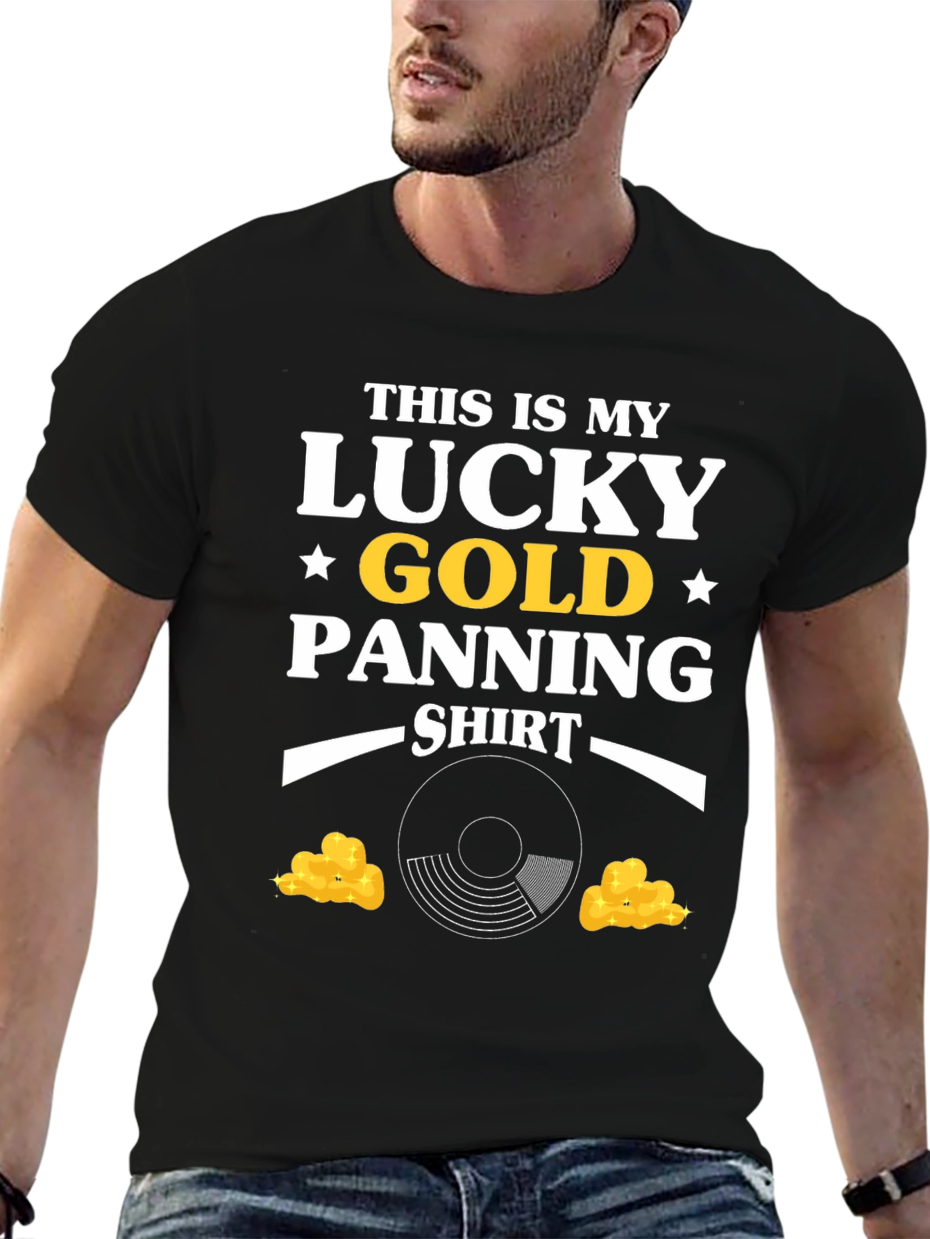 Lucky Gold Panning T-Shirt - Prospector Apparel