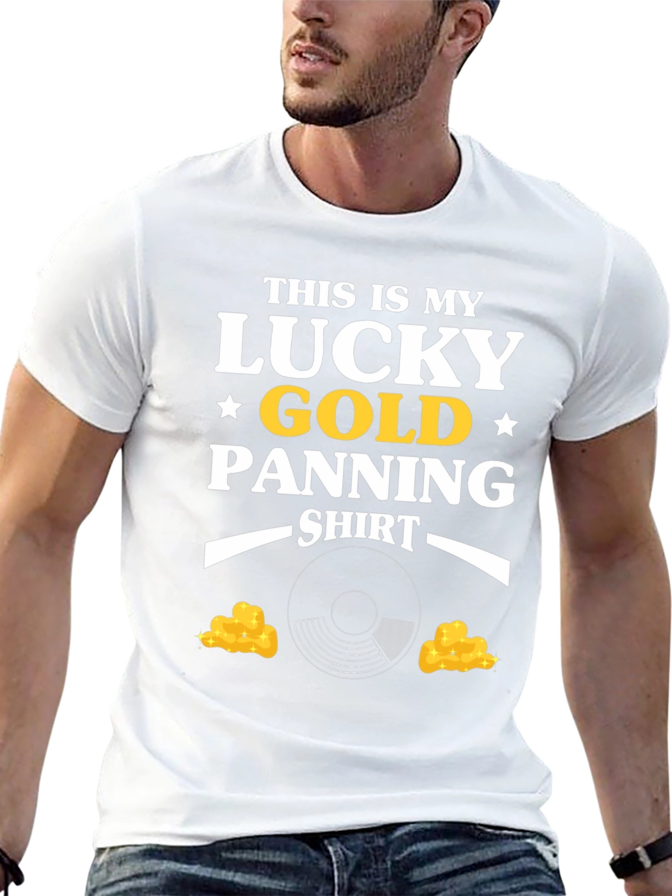 Lucky Gold Panning T-Shirt - Prospector Apparel