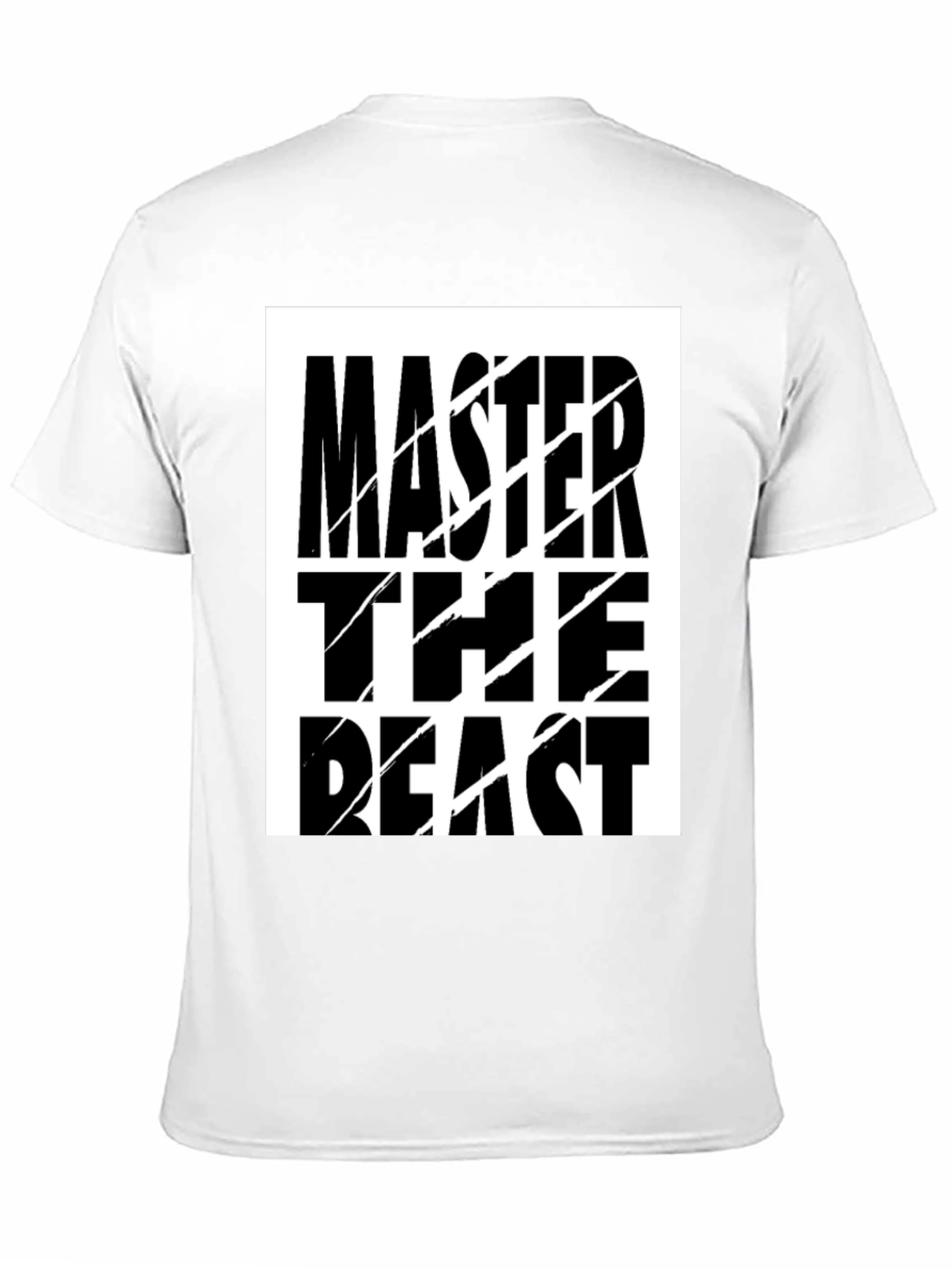 Master the Beast Graphic T-Shirt - Black Cotton Tee