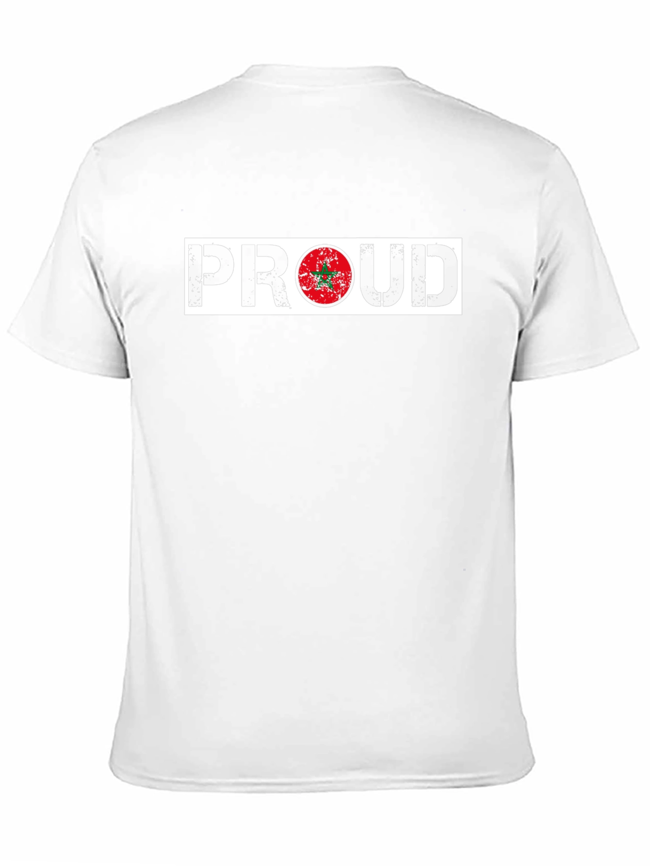 Proud Morocco Flag T-Shirt - Stylish Black Tee