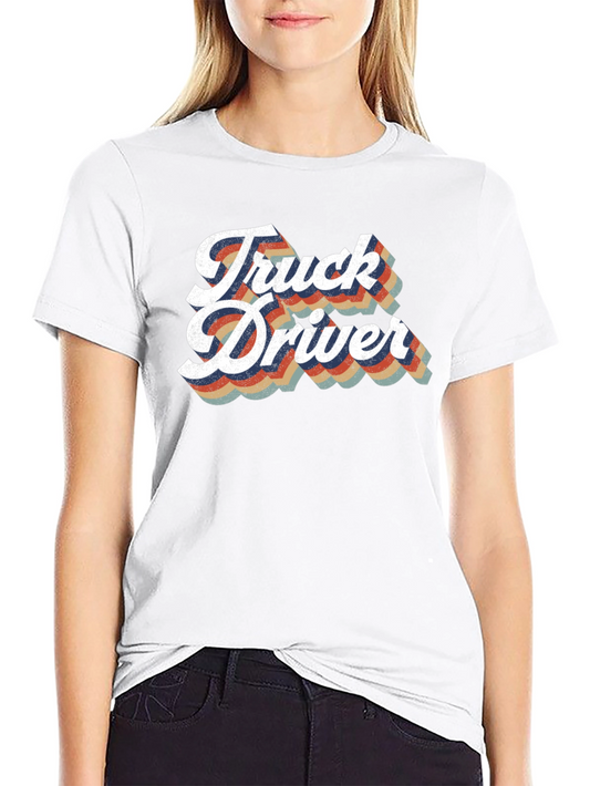 Retro Truck Driver T-Shirt - Vintage Style