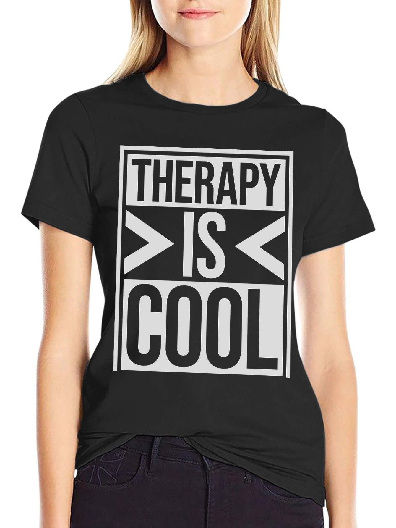 Therapy Is Cool T-Shirt - Trendy Graphic Tee