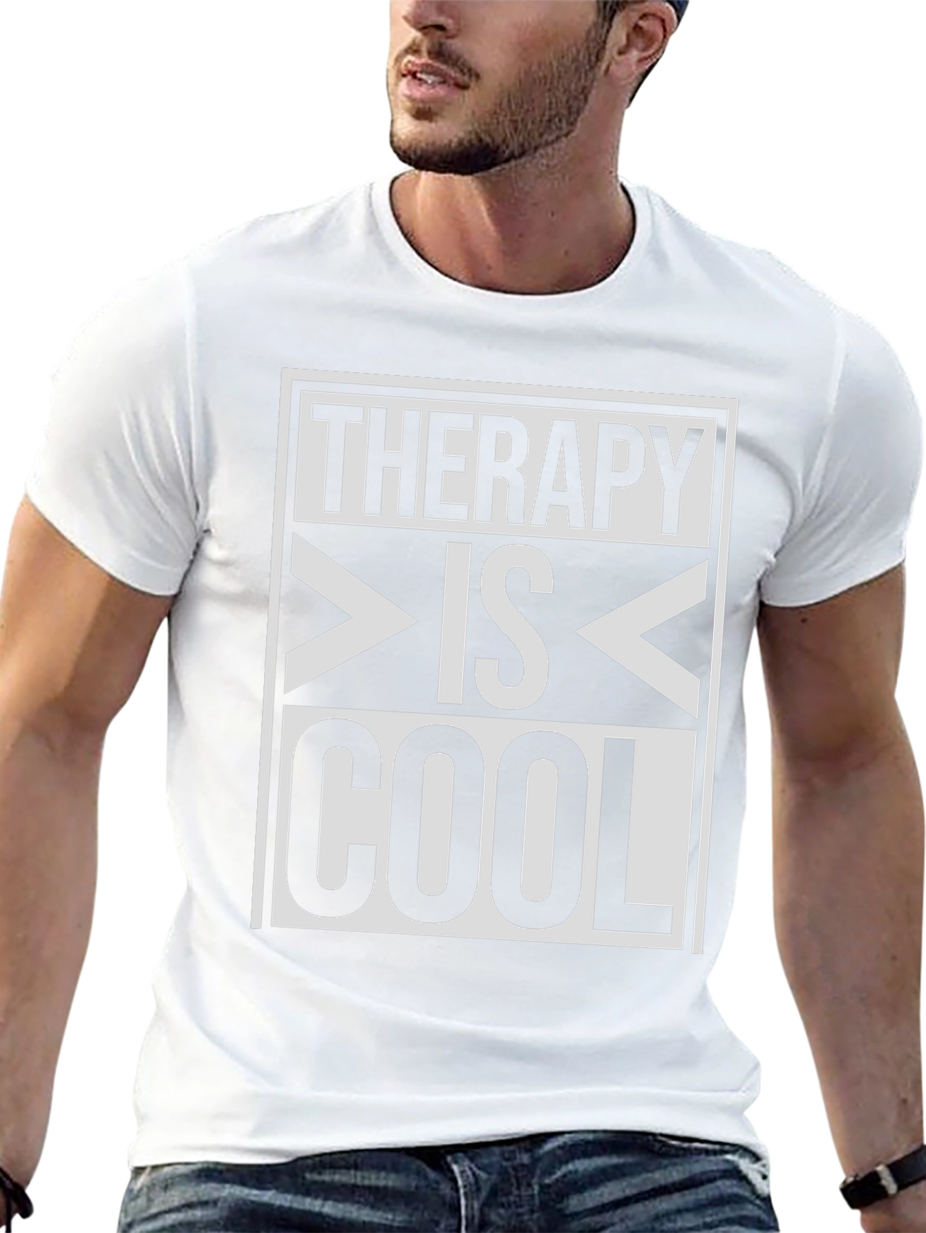 Therapy Is Cool T-Shirt - Trendy Graphic Tee