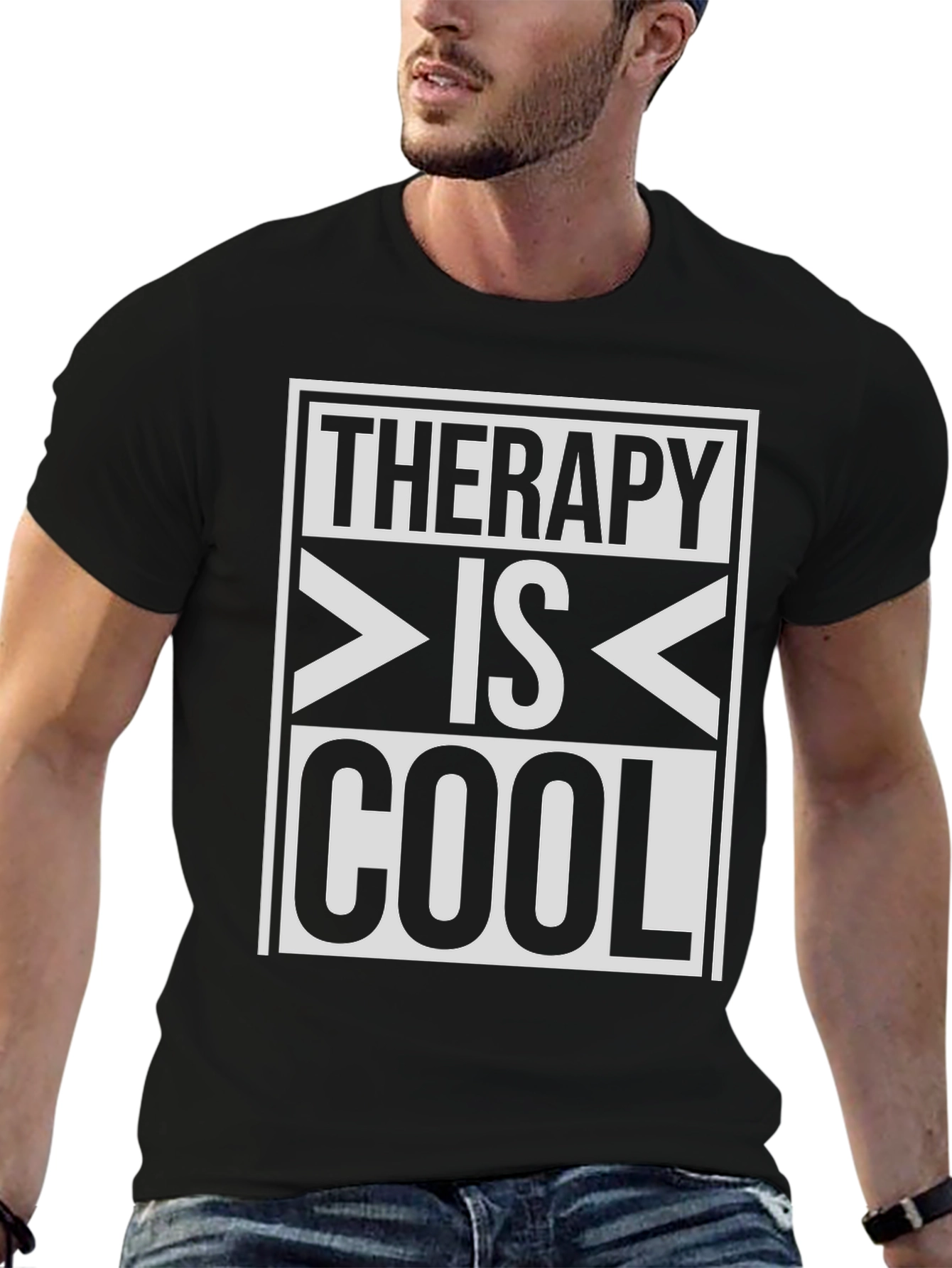 Therapy Is Cool T-Shirt - Trendy Graphic Tee