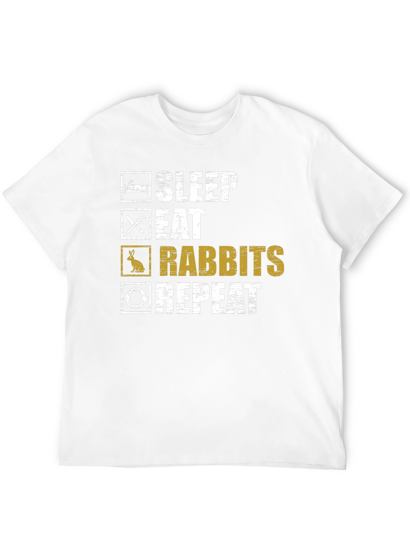 Sleep Eat Rabbits Repeat T-Shirt