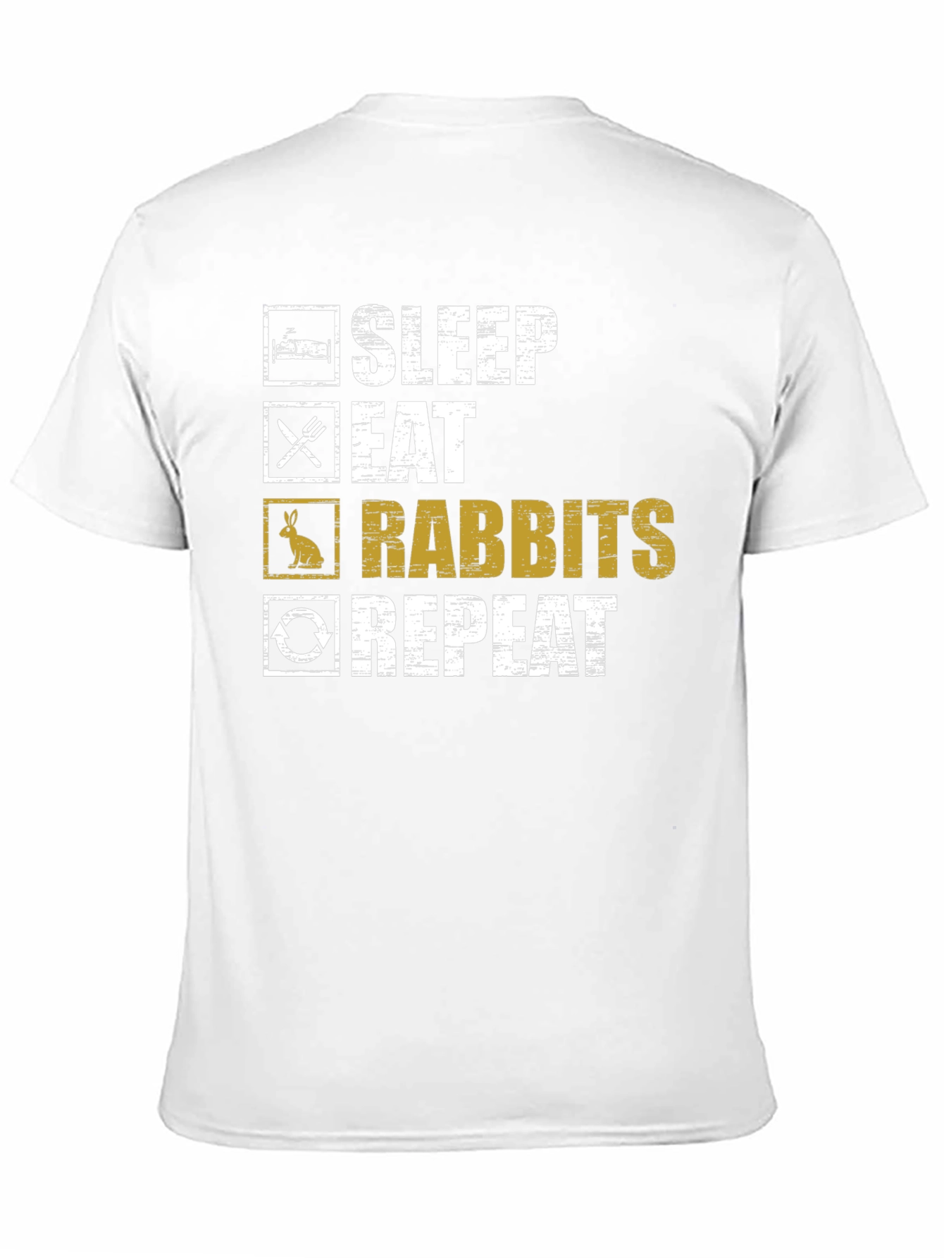 Sleep Eat Rabbits Repeat T-Shirt