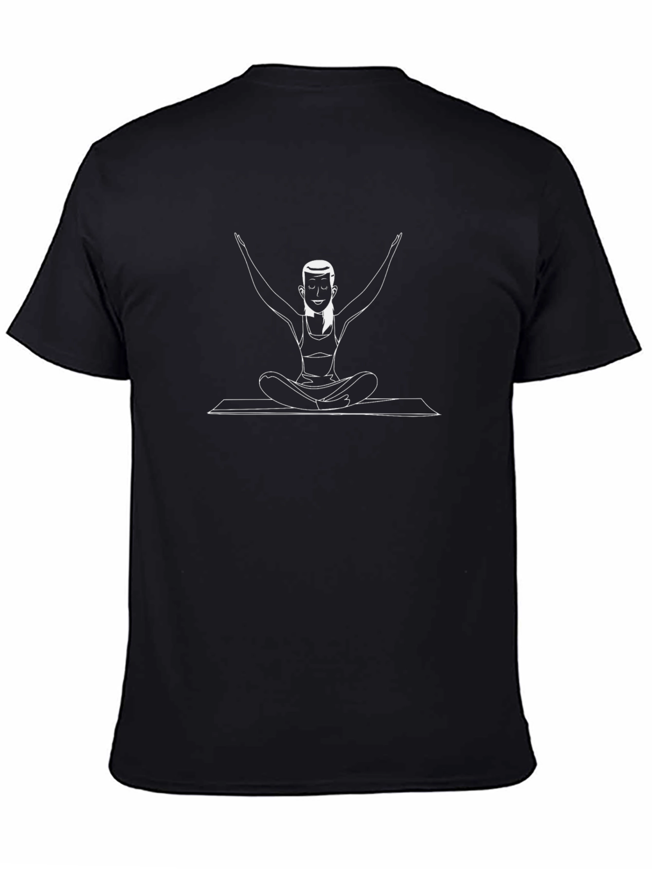 Yoga Pose Graphic Tee - Relax in Style