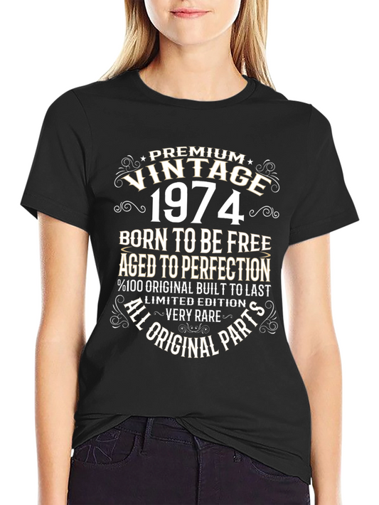 Vintage 1974 Premium Graphic T-Shirt