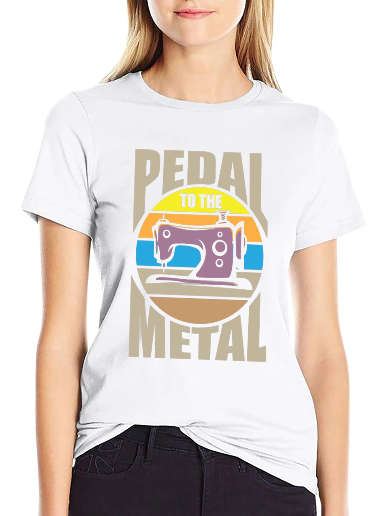 Pedal to the Metal Sewing T-Shirt