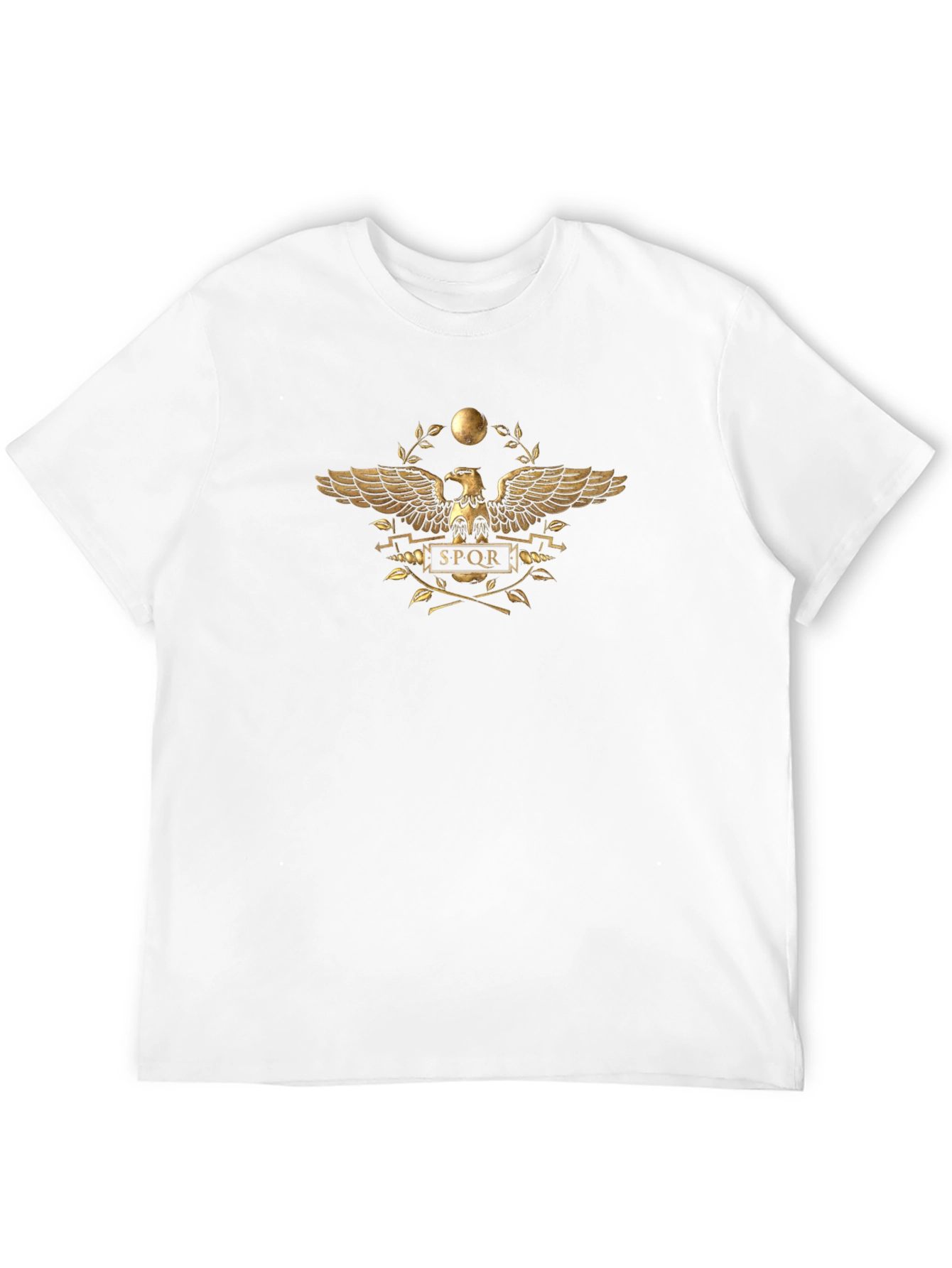 Roman Eagle SPQR Black T-Shirt