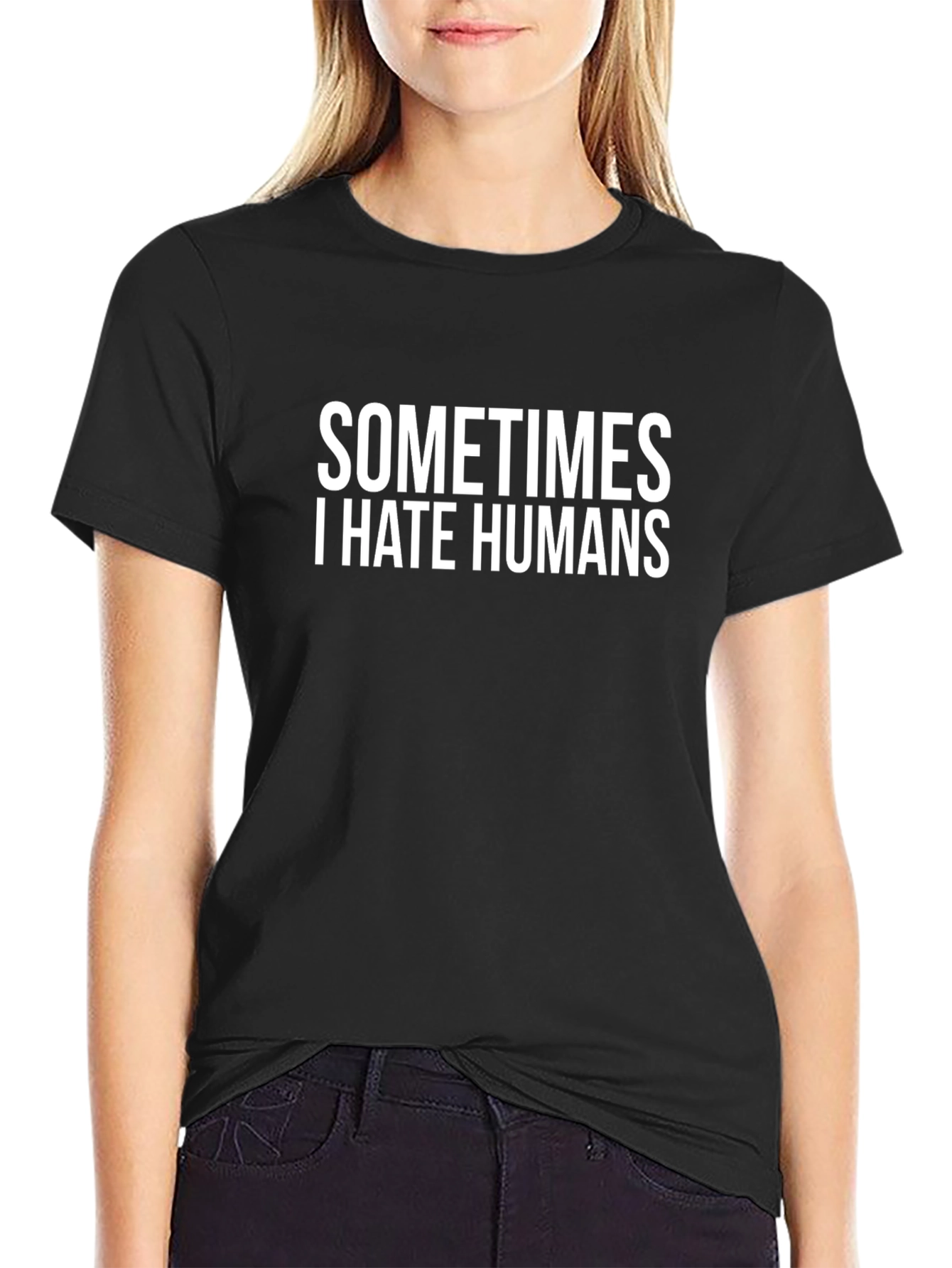 Sometimes I Hate Humans Graphic Tee