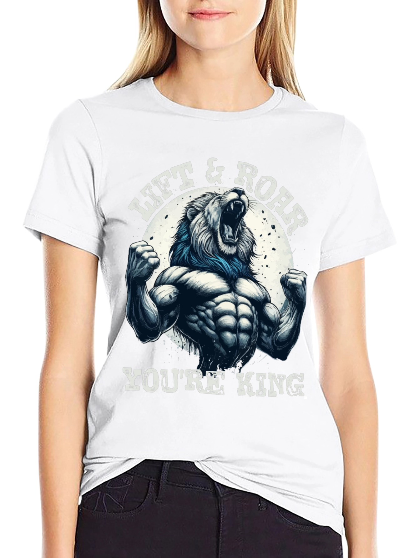 Lift & Roar Lion Graphic T-Shirt - Youre King!
