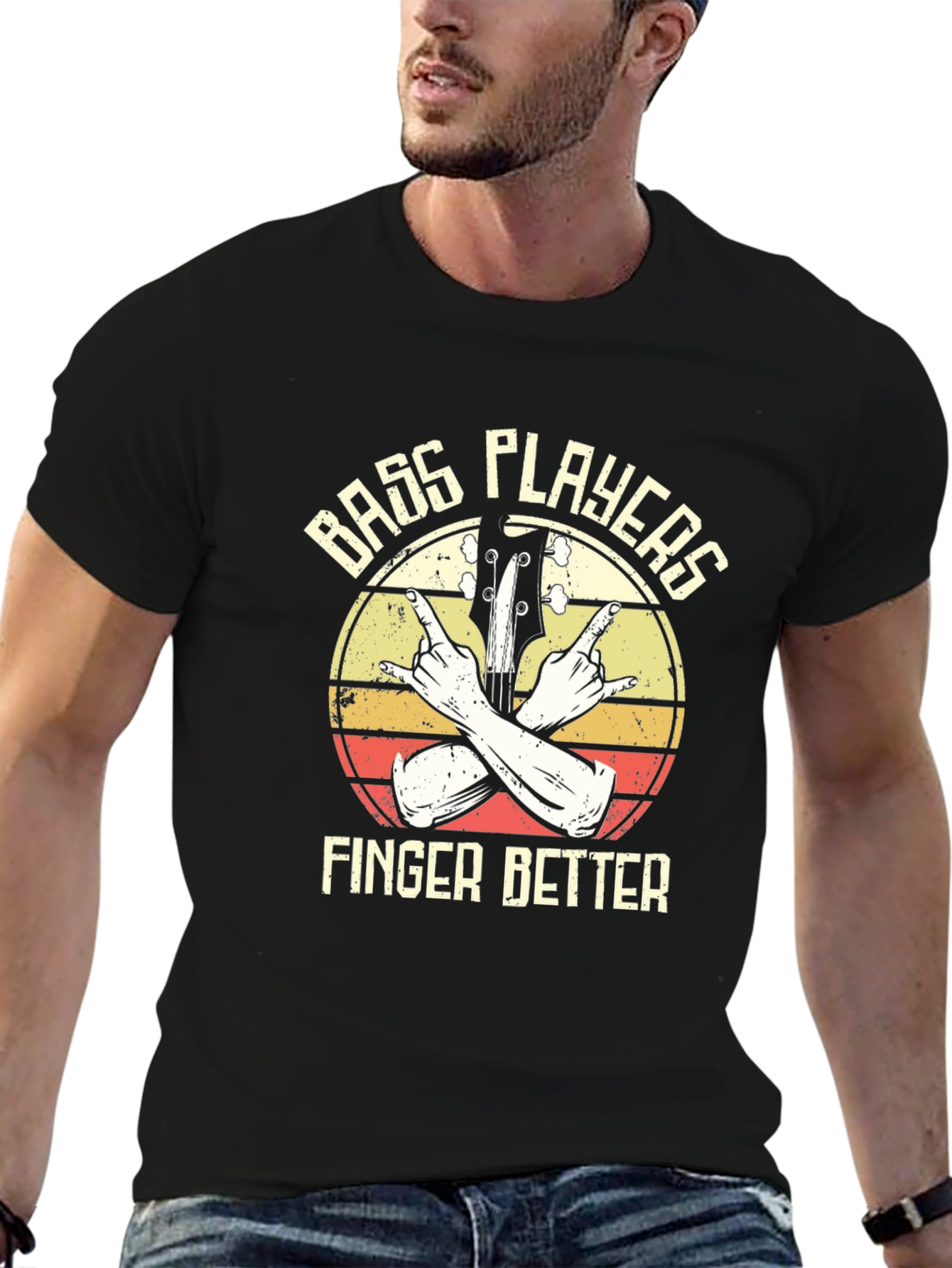 Bass Players Finger Better Graphic T-Shirt