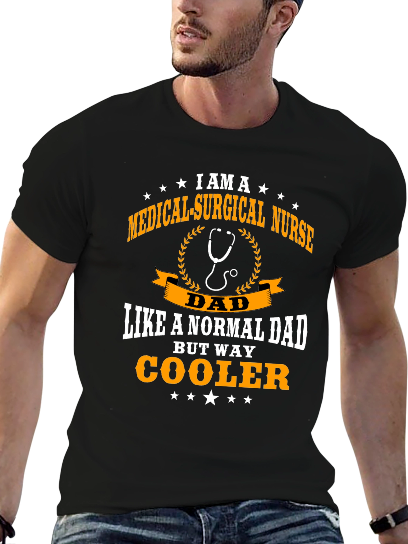 Medical Surgical Nurse Dad T-Shirt