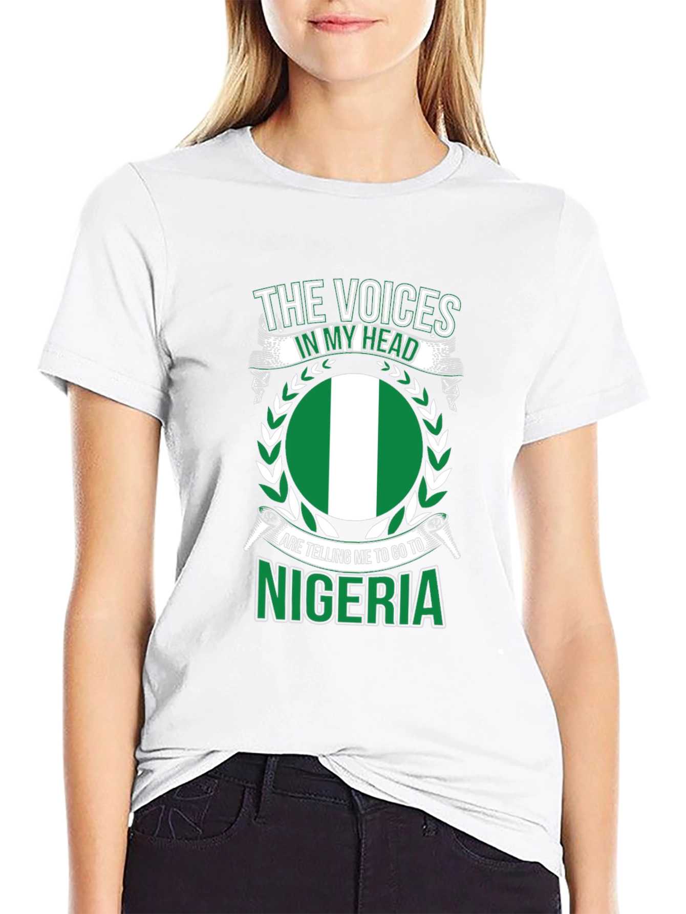Nigeria T-Shirt: Voices in My Head Graphic Tee