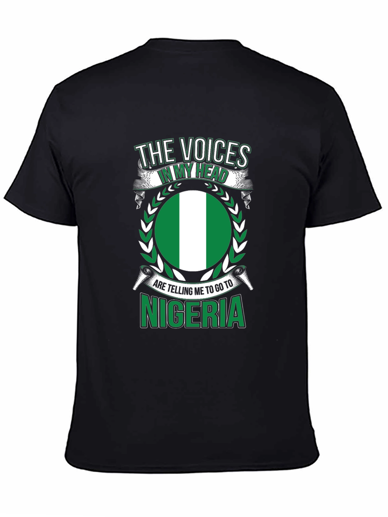 Nigeria T-Shirt: Voices in My Head Graphic Tee