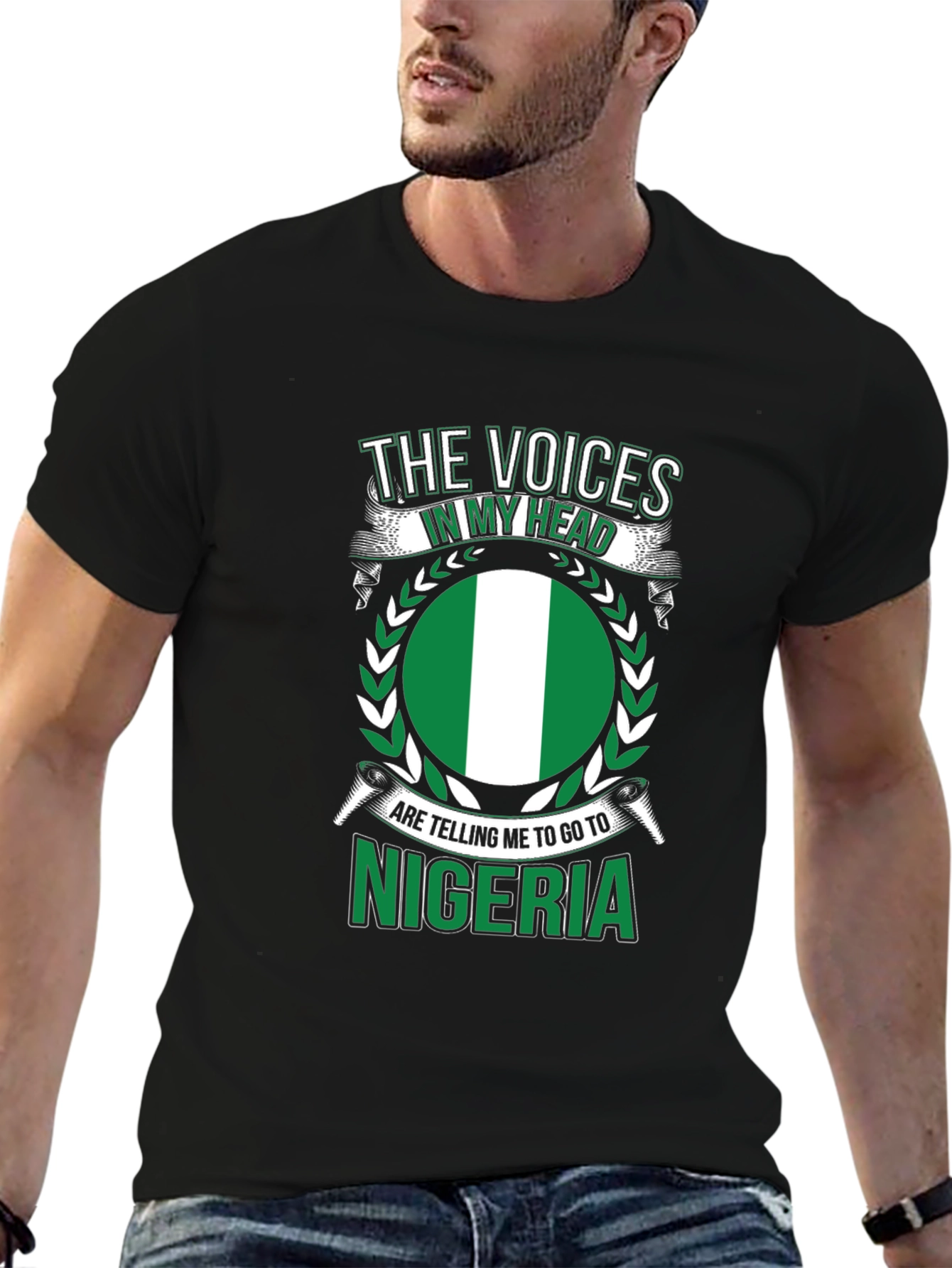 Nigeria T-Shirt: Voices in My Head Graphic Tee