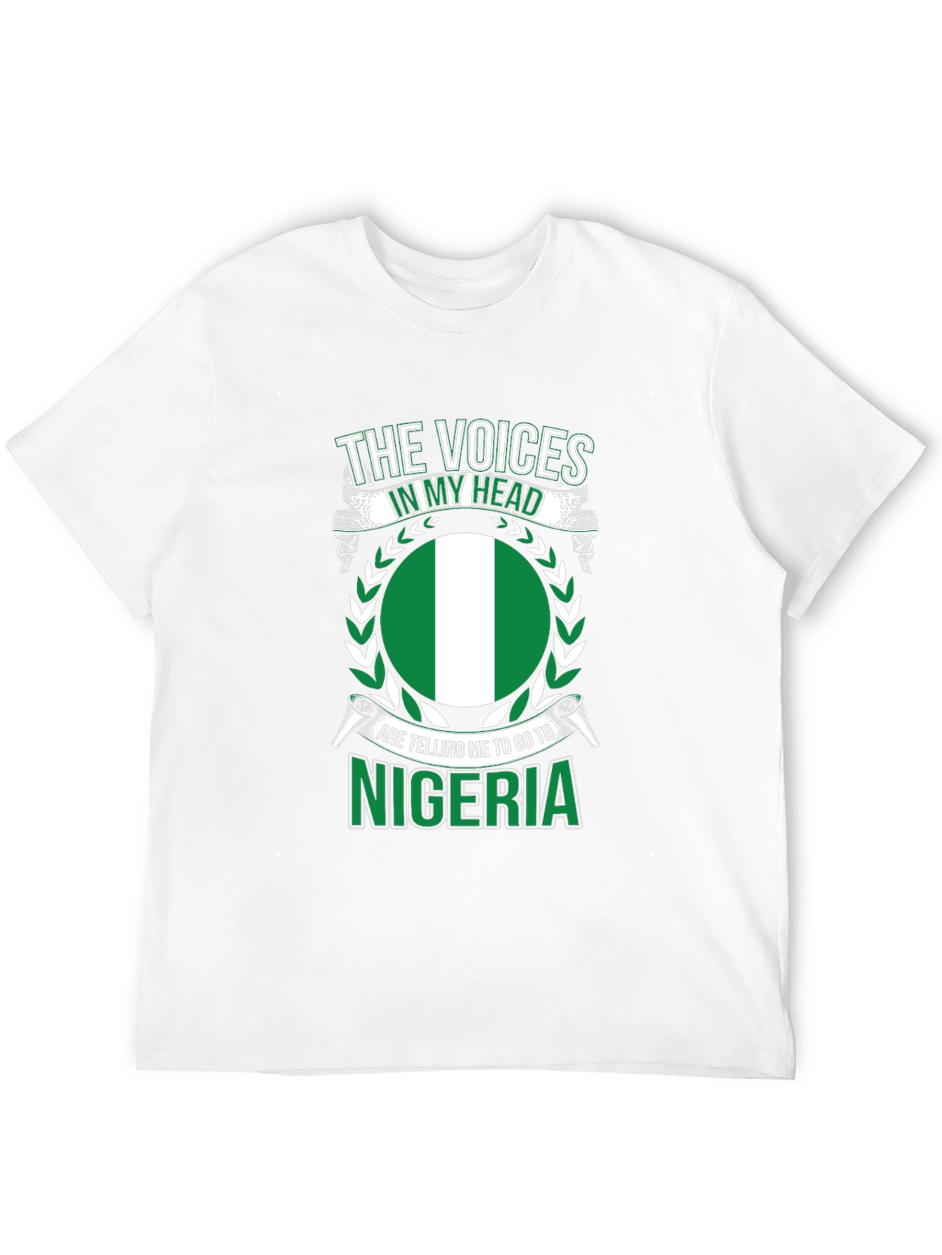 Nigeria T-Shirt: Voices in My Head Graphic Tee