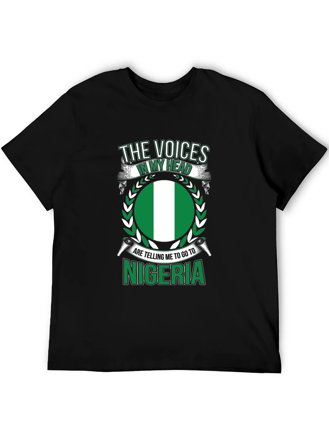 Nigeria T-Shirt: Voices in My Head Graphic Tee