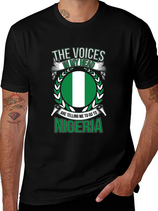 Nigeria T-Shirt: Voices in My Head Graphic Tee
