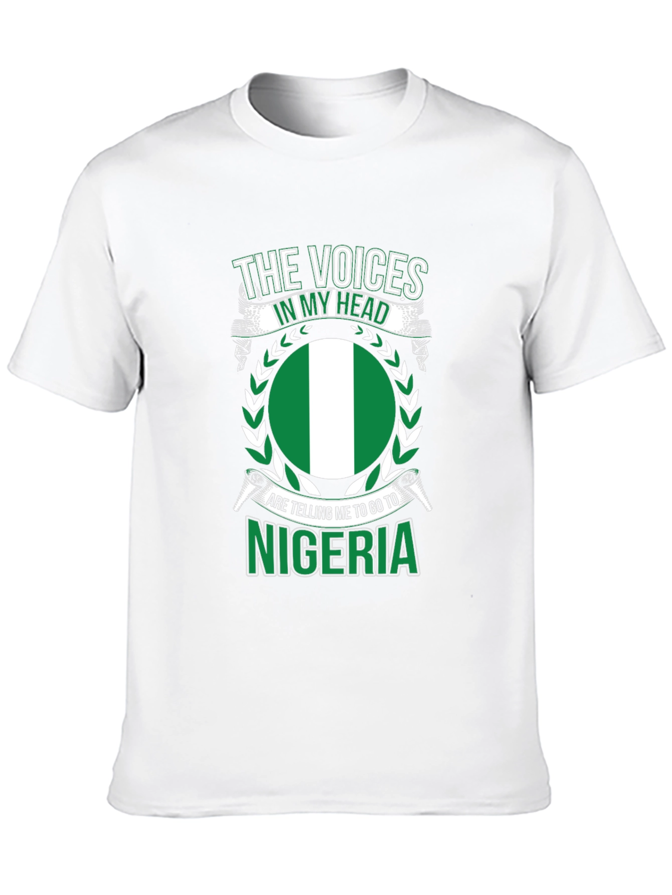 Nigeria T-Shirt: Voices in My Head Graphic Tee