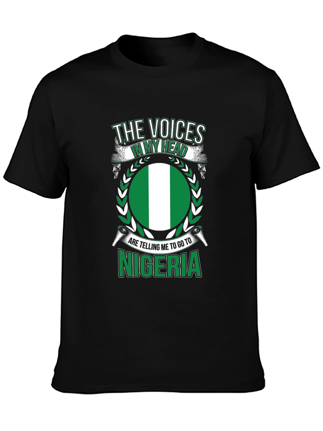 Nigeria T-Shirt: Voices in My Head Graphic Tee