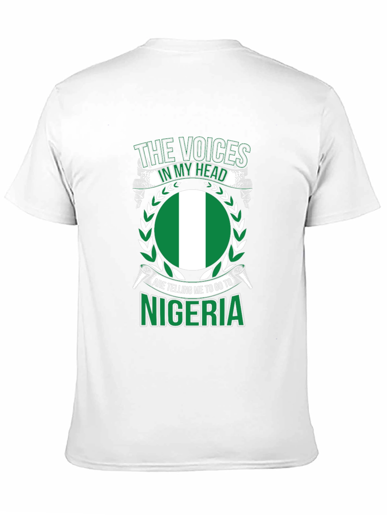 Nigeria T-Shirt: Voices in My Head Graphic Tee