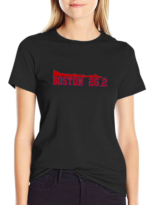 Boston 26.2 Marathon Black T-Shirt