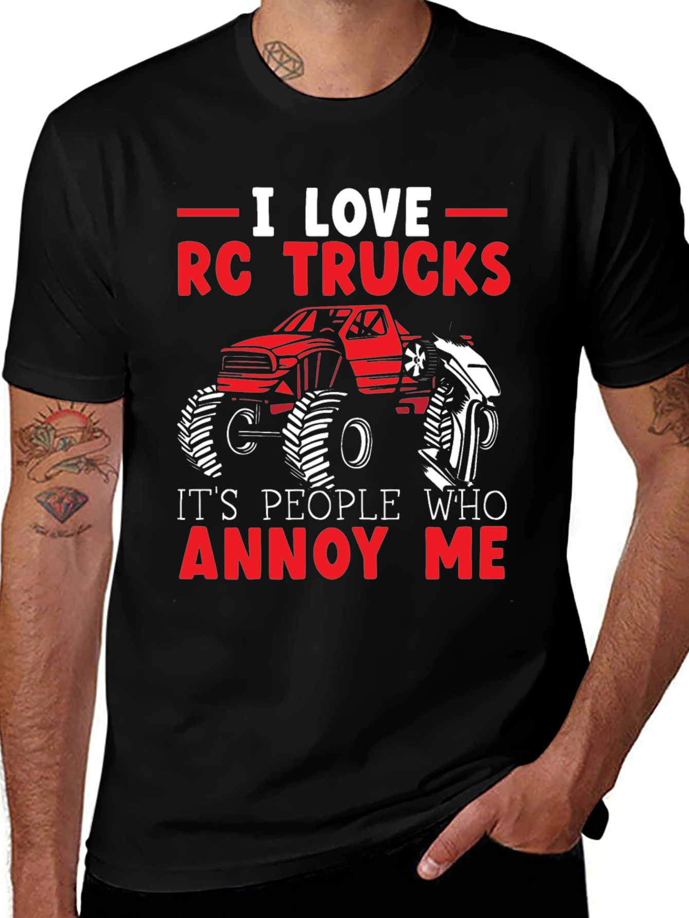 I Love RC Trucks T-Shirt