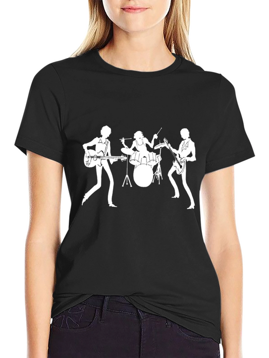 Band Silhouette Black T-Shirt