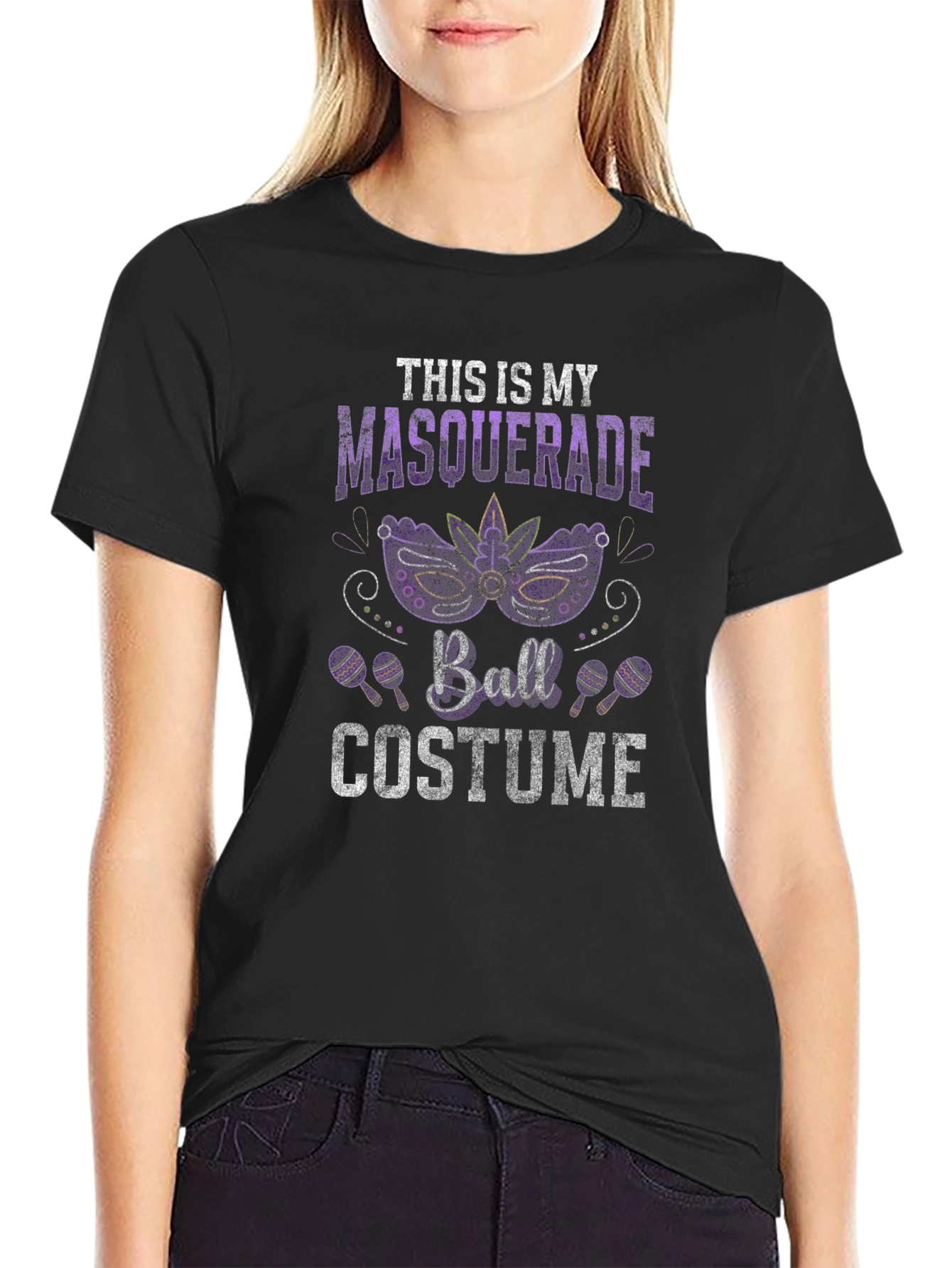 Masquerade Ball Costume Graphic T-Shirt