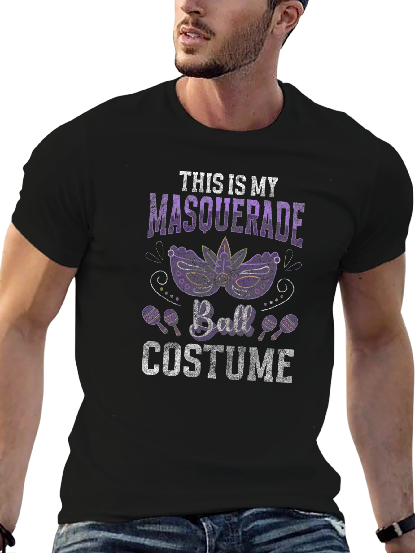 Masquerade Ball Costume Graphic T-Shirt