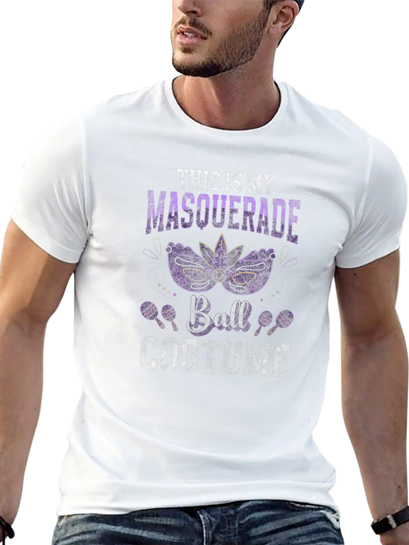 Masquerade Ball Costume Graphic T-Shirt