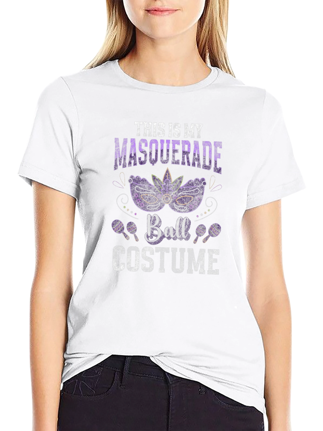 Masquerade Ball Costume Graphic T-Shirt