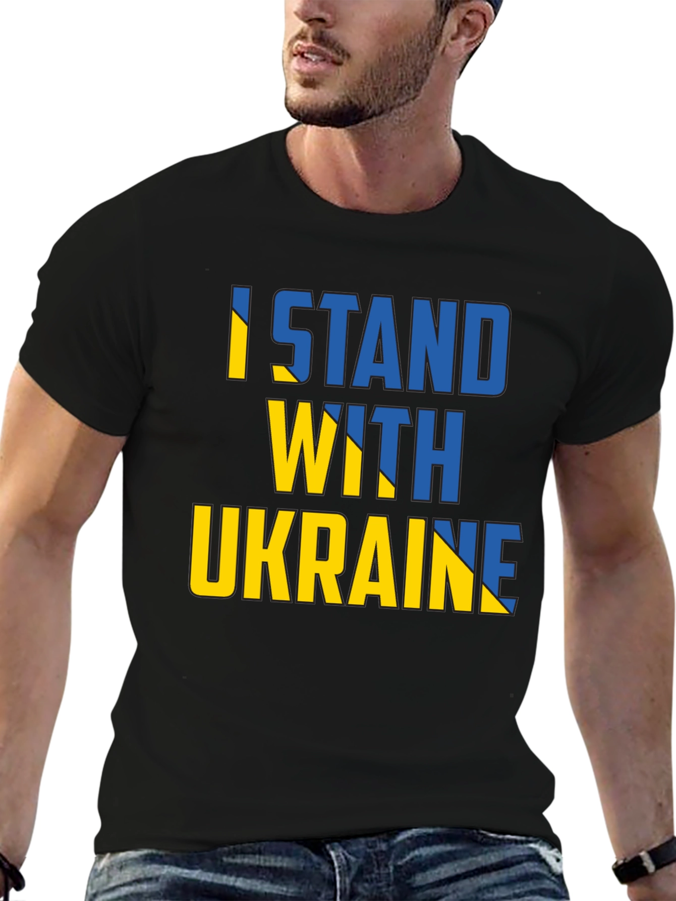 I Stand With Ukraine Support T-Shirt
