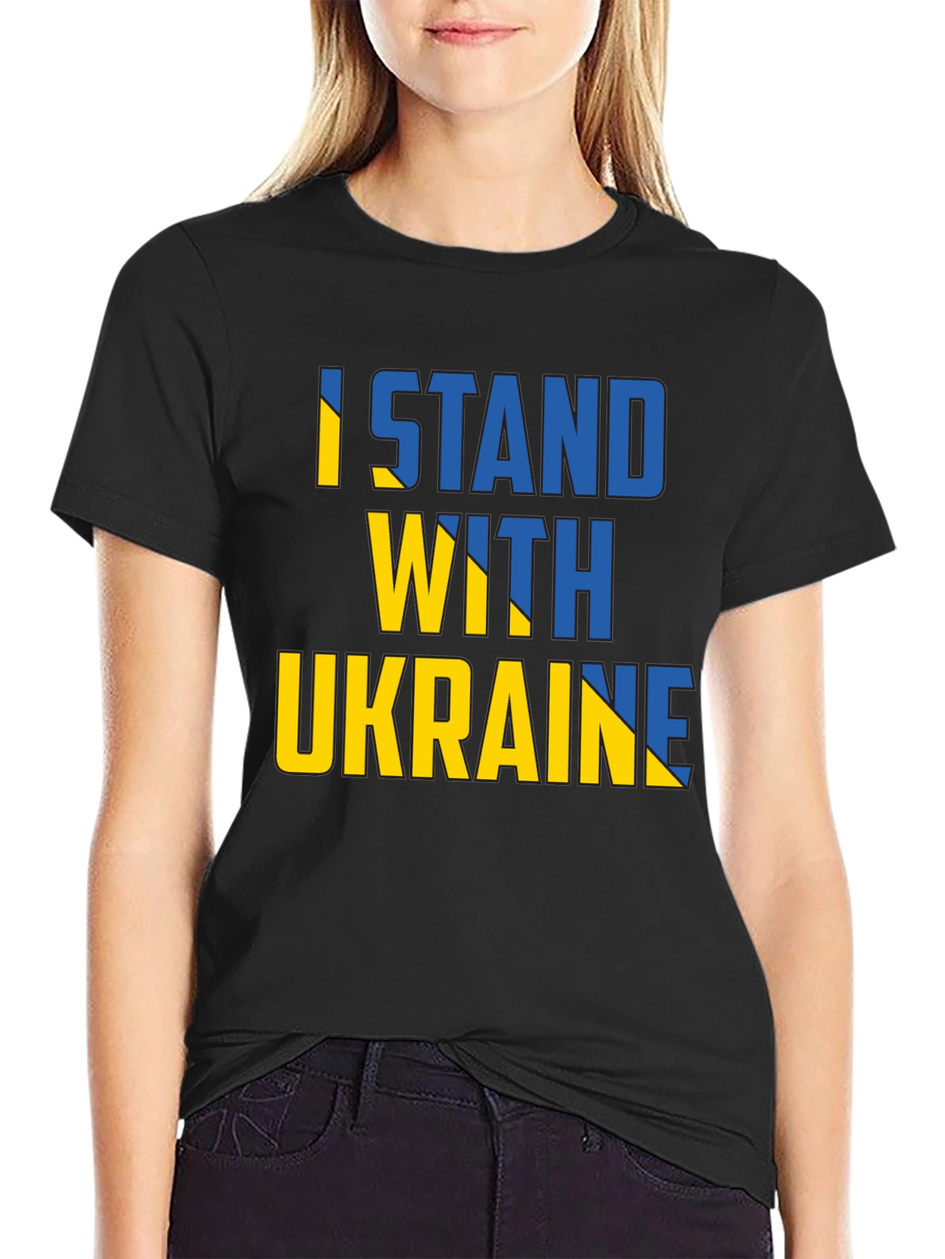 I Stand With Ukraine Support T-Shirt