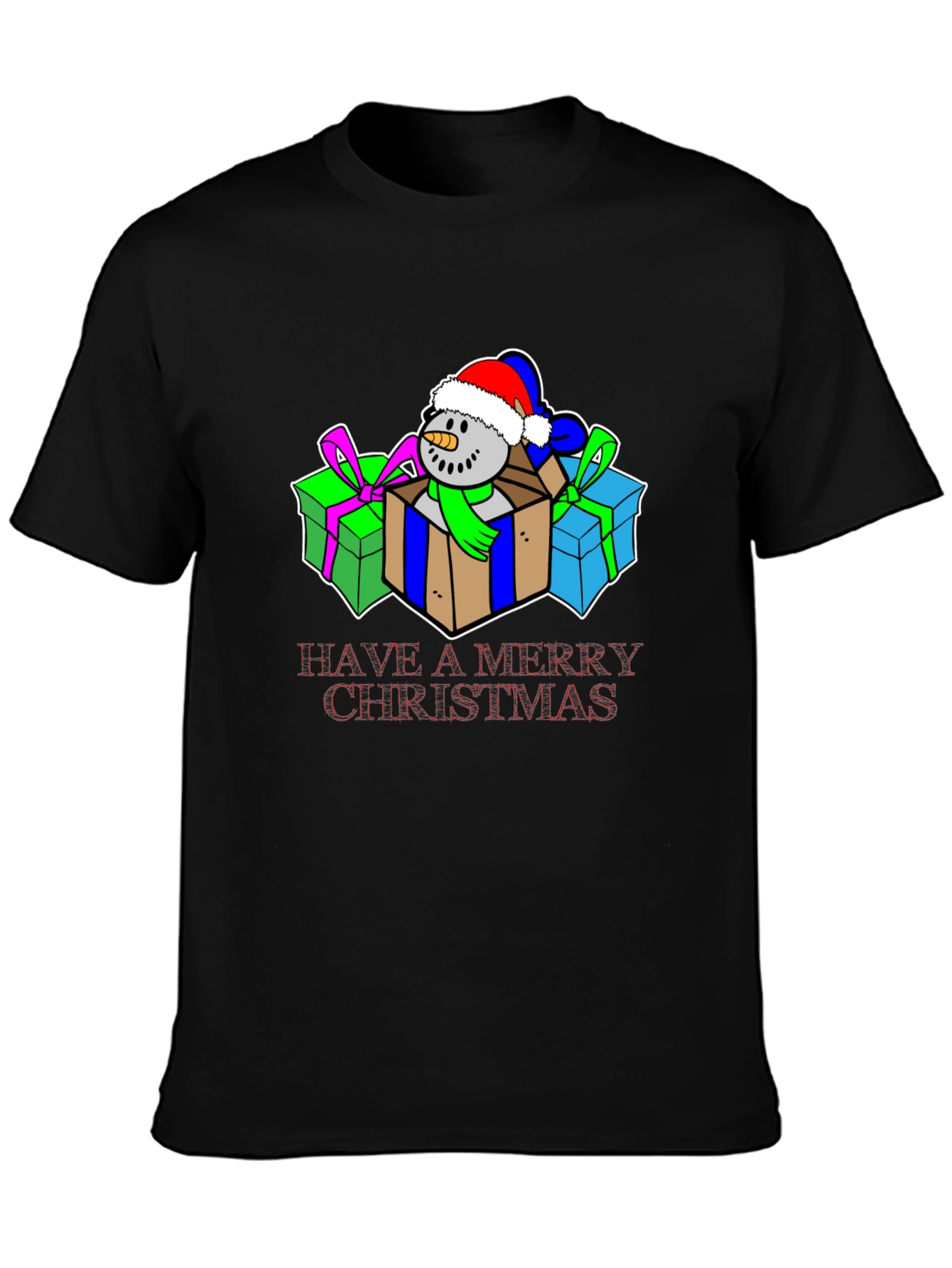 Festive Christmas Snowman T-Shirt