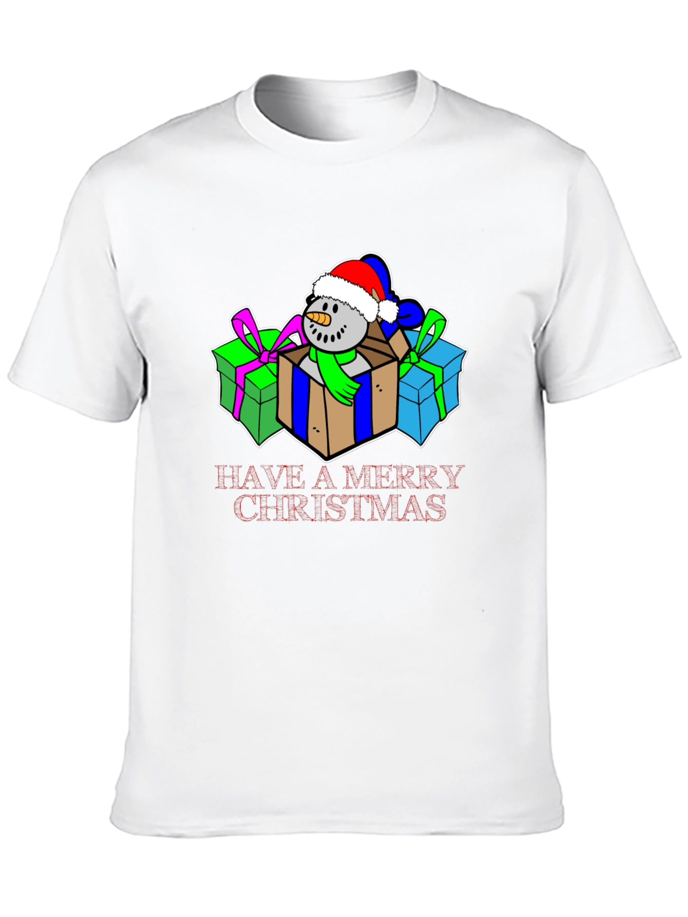 Festive Christmas Snowman T-Shirt