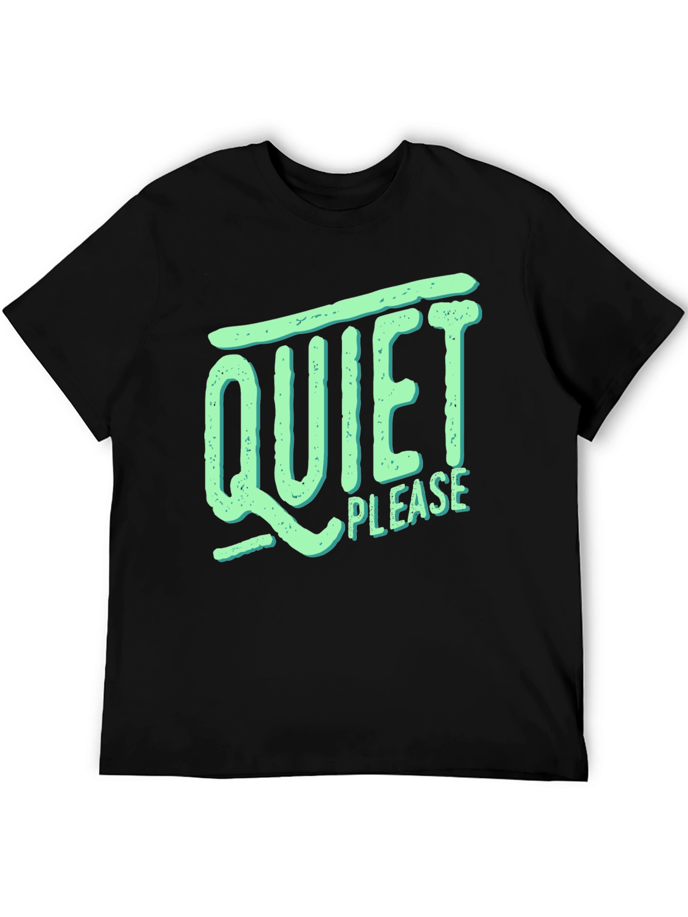 Quiet Please Graphic Tee - Relaxed Comfort