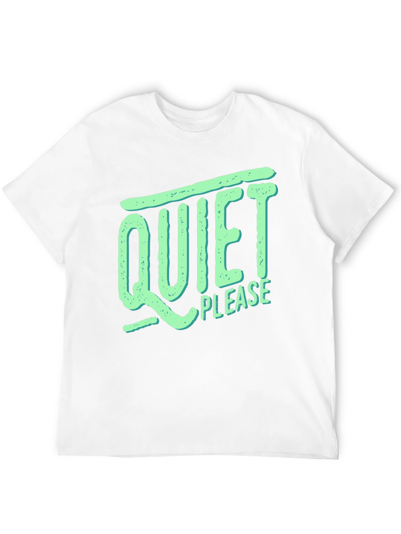Quiet Please Graphic Tee - Relaxed Comfort