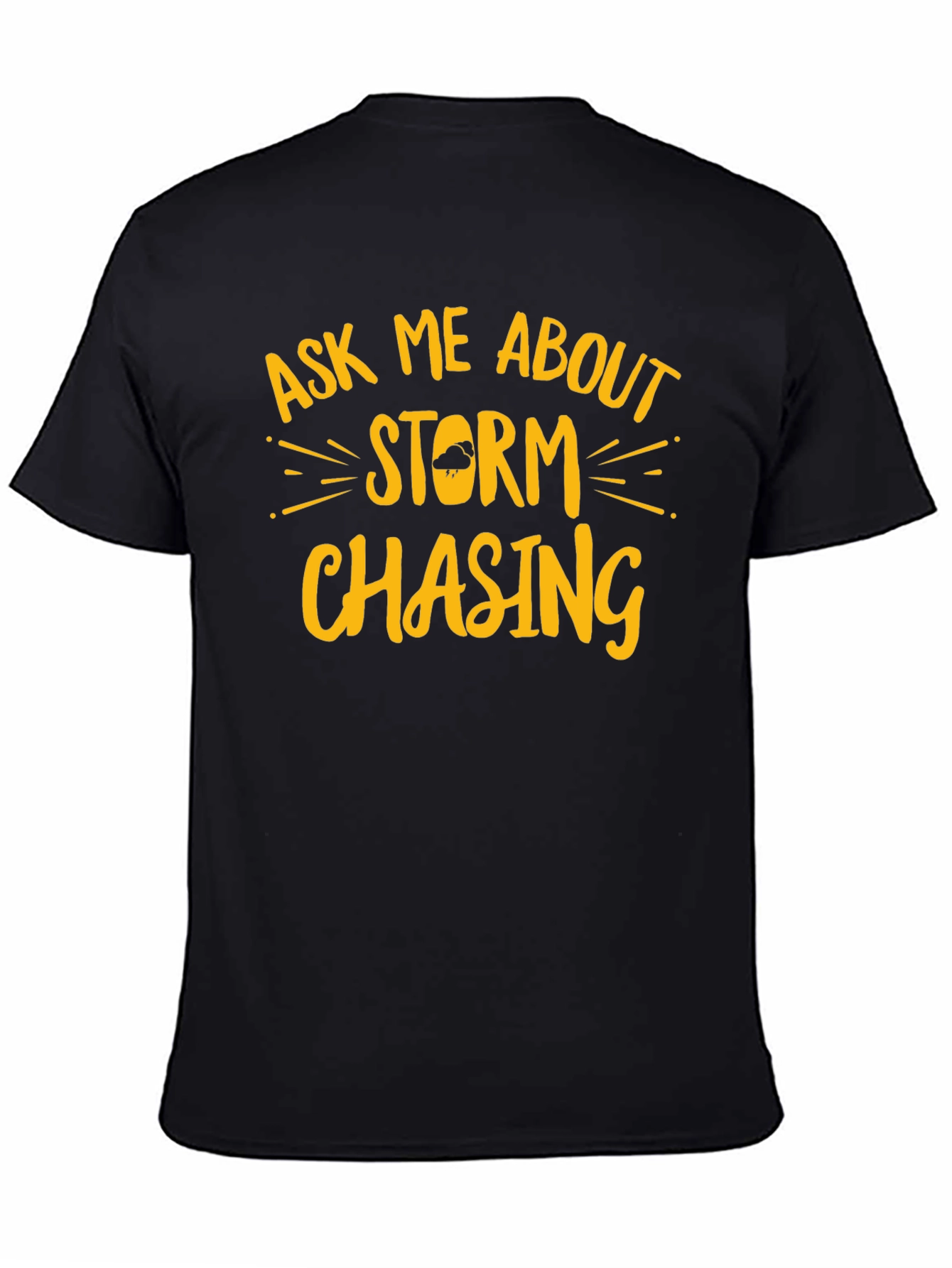 Storm Chasing Graphic T-Shirt - Black